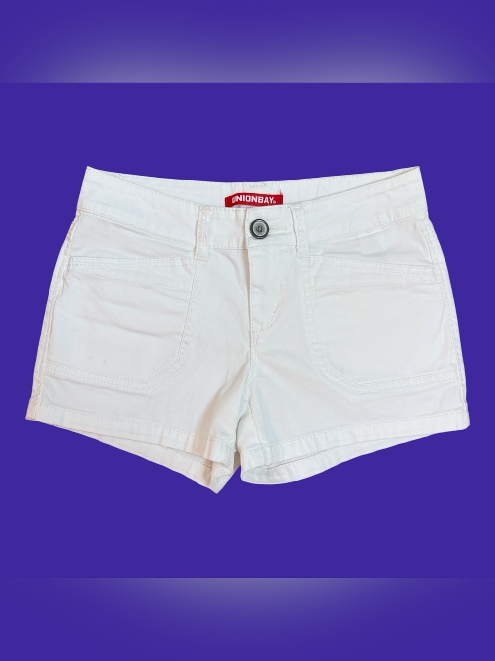 Union Bay white high waisted shorts